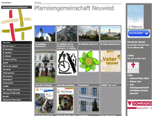 Tablet Screenshot of pfarreiengemeinschaft-neuwied.de